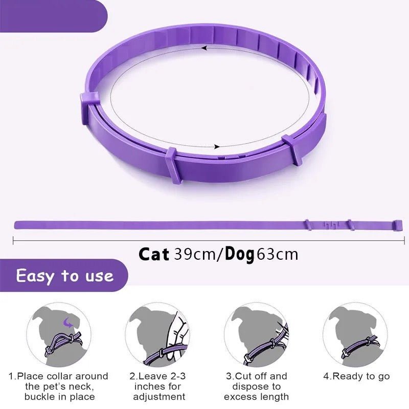 Calmdog – Naturlig lugnande halsband för hundar med feromoner och eteriska oljor