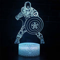 3D Lampa Marvel Captain America Strid