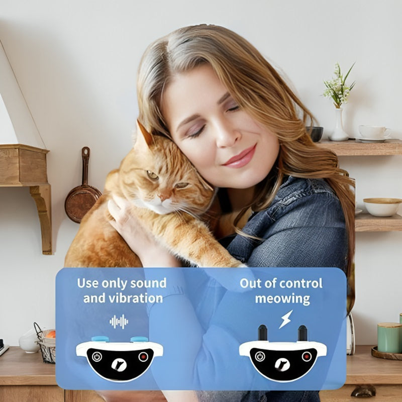 Kattens Chockhalsband med Fjärrkontroll för Effektiv Kattljudskontroll