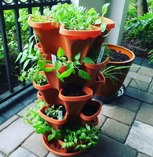 Vertikal Trädgård - PlantStack - Platsbesparande - Grön Gitterlösning