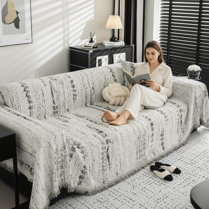 CHENILUX – Elegant Chenille Sofföverdrag för Skydd &amp; Stil