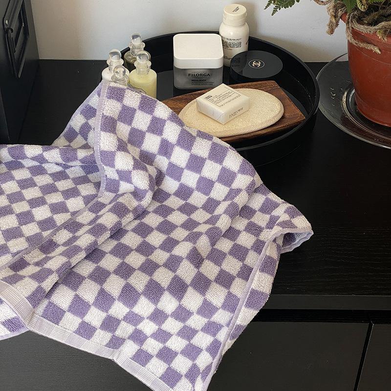 Klassisk Schackrutigt Handdukssamling