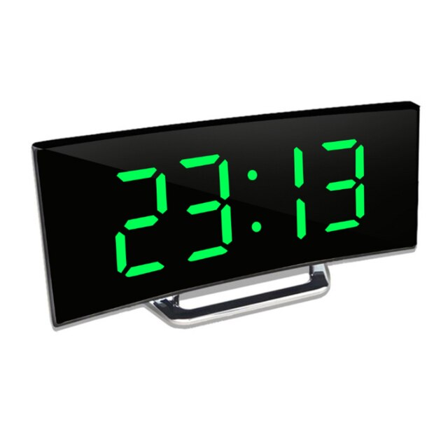 LED-belysning stor digital display | Böjd LED-digital klocka - Amedea