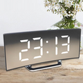 LED-belysning stor digital display | Böjd LED-digital klocka - Amedea