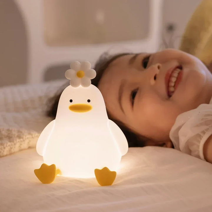 Söt Anka Lampa Nattlampa