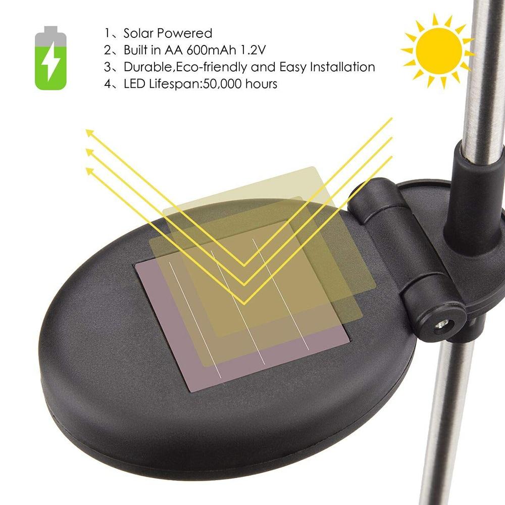 Sol-LED-Trädgårdslampor "färgglada Flugor"