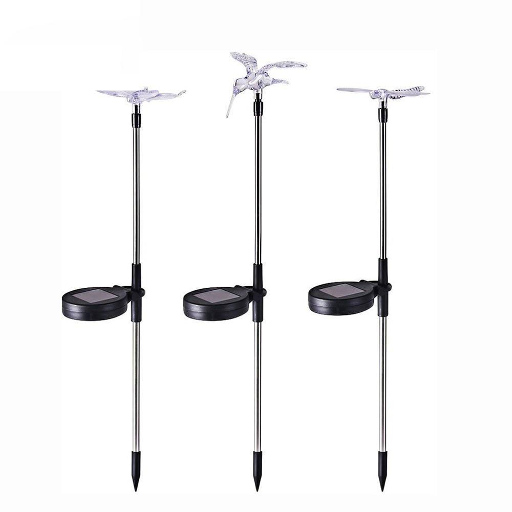 Sol-LED-Trädgårdslampor "färgglada Flugor"