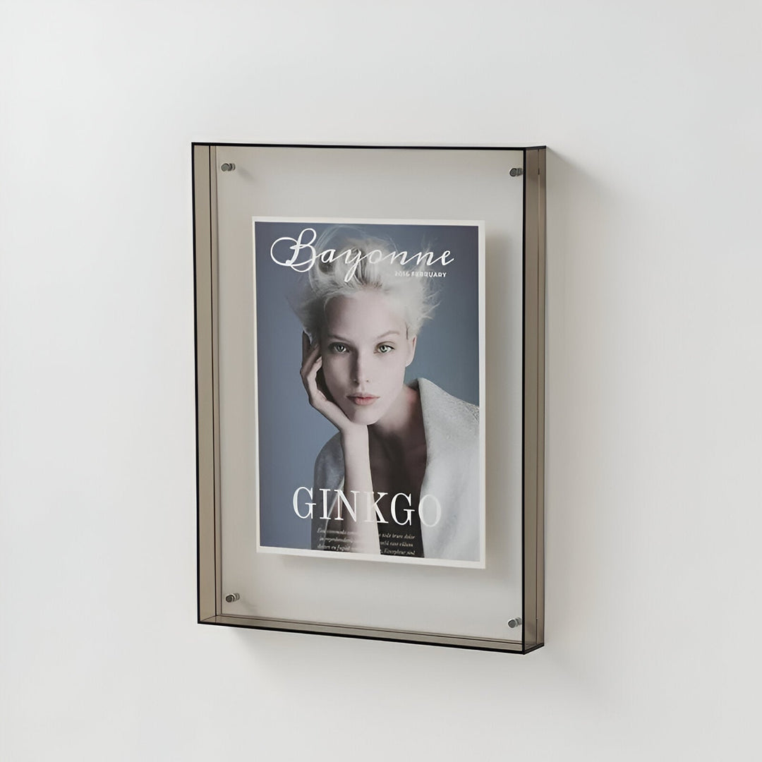 färgglad transparent akryl bildram