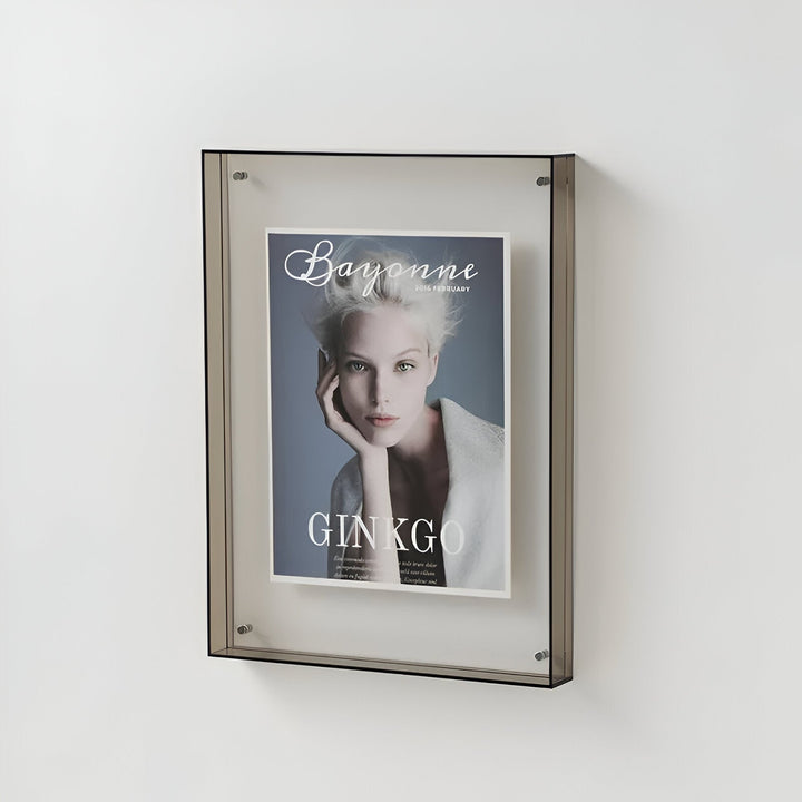 färgglad transparent akryl bildram