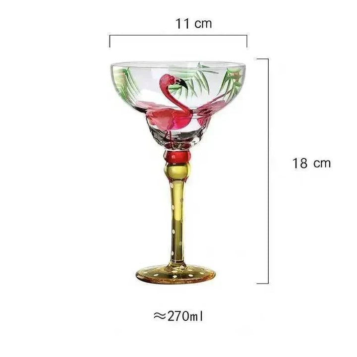 färgglad Margarita Cocktailglas