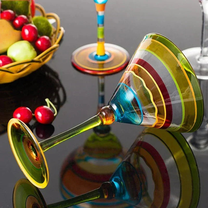 färgglad Margarita Cocktailglas