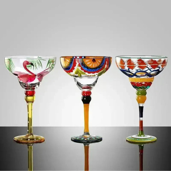 färgglad Margarita Cocktailglas