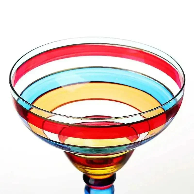 färgglad Margarita Cocktailglas