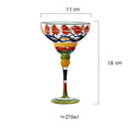 färgglad Margarita Cocktailglas