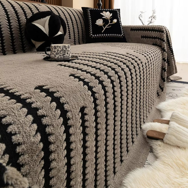 Sofföverdrag Vintage Tufterad Mikrofiberdesign