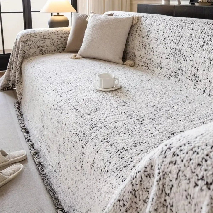CozyNest – Vändbar Mikrofiber Sofföverdrag, Halkfri och Lättskött