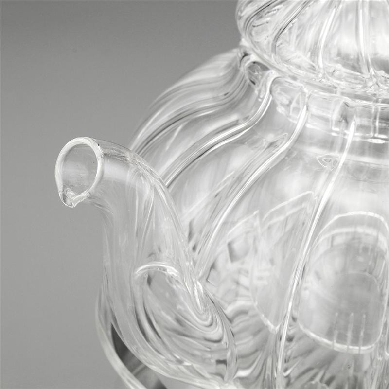 Kristallklar Glasteapot Set