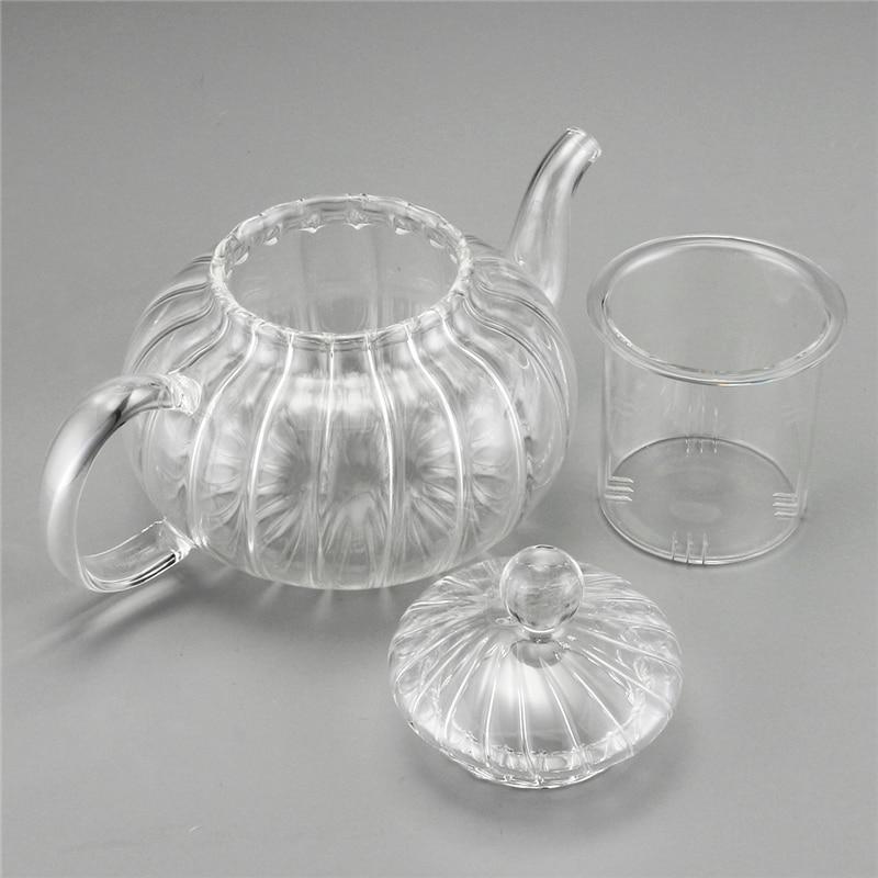 Kristallklar Glasteapot Set
