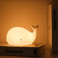 Söt Val Nattlampa med Färgändring - GlowWhale