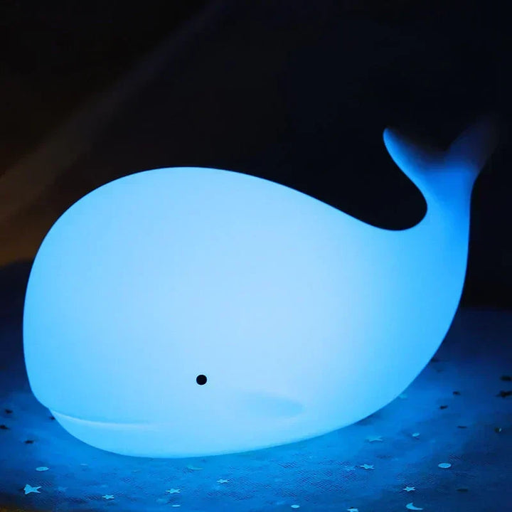 Söt Val Nattlampa med Färgskiftning - GlowWhale