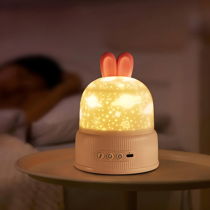 BunnyBeam Ljus - Avslappnad Söt Kanin Projektor Nattlampa för Barn |