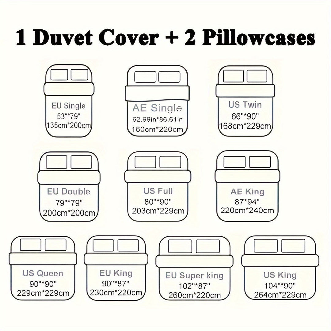 Ultra Soft Plush Duvet Cover Set with Zipper - Luxury &amp; Comfort