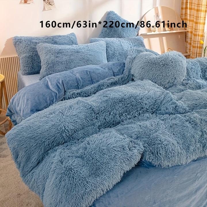 Lyxigt Sammet Duvet Täcke Set för Ultimat Komfort