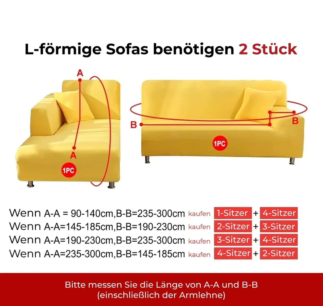 SofaGuard™ | Elastisk Sammetsoffadäck som Sparar Pengar