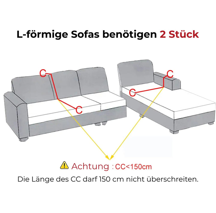 SofaGuard™ | Elastisk Sammetsoffadäck som Sparar Pengar
