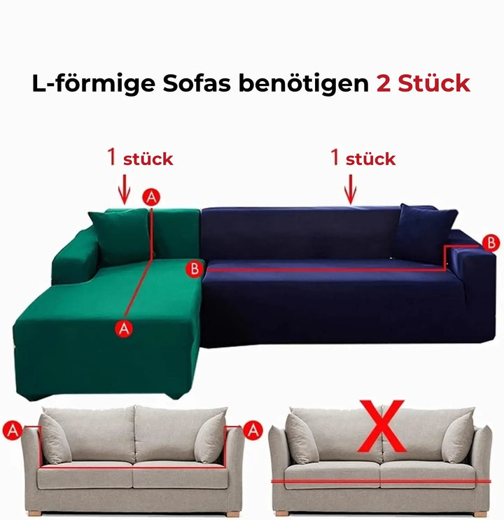 SofaGuard™ | Elastisk Sammetsoffadäck som Sparar Pengar