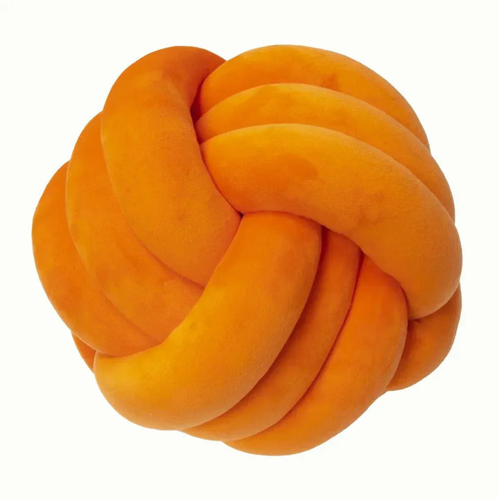 Dekorativ knuten mocka-liknande boll mjuk kudde