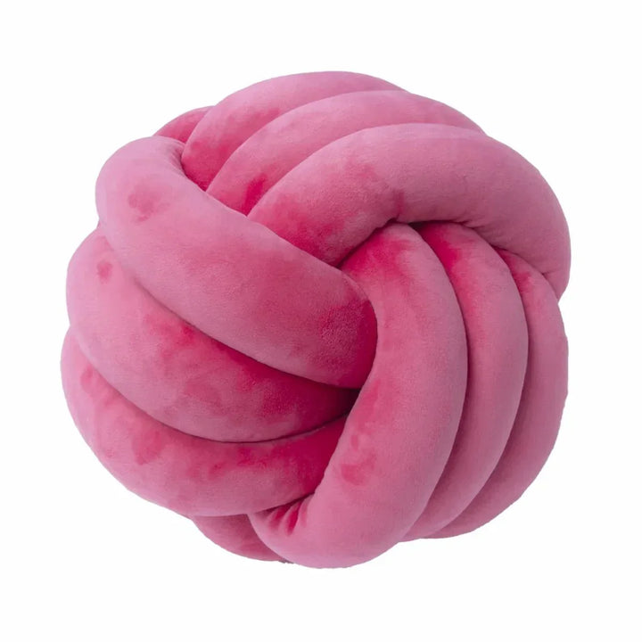 Dekorativ knuten mocka-liknande boll mjuk kudde