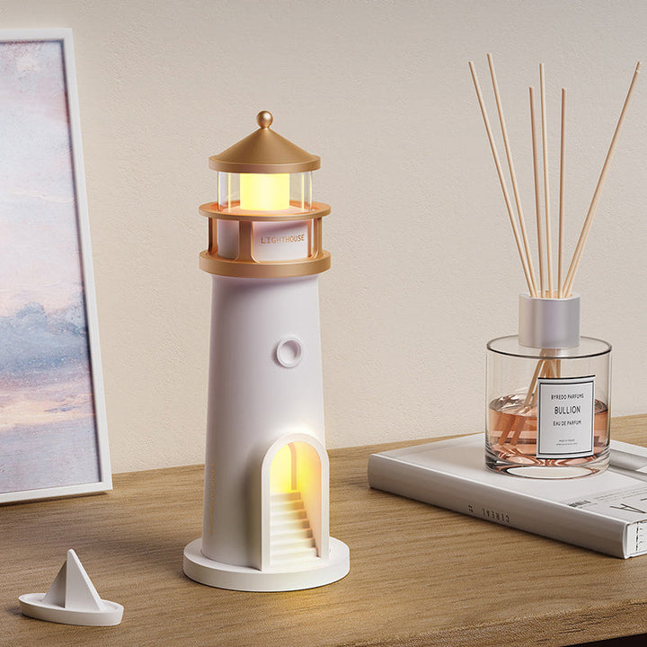 Lighthouse Högtalare Bluetooth Lampa Månskugga Stämningsljus Bästa Gåvan