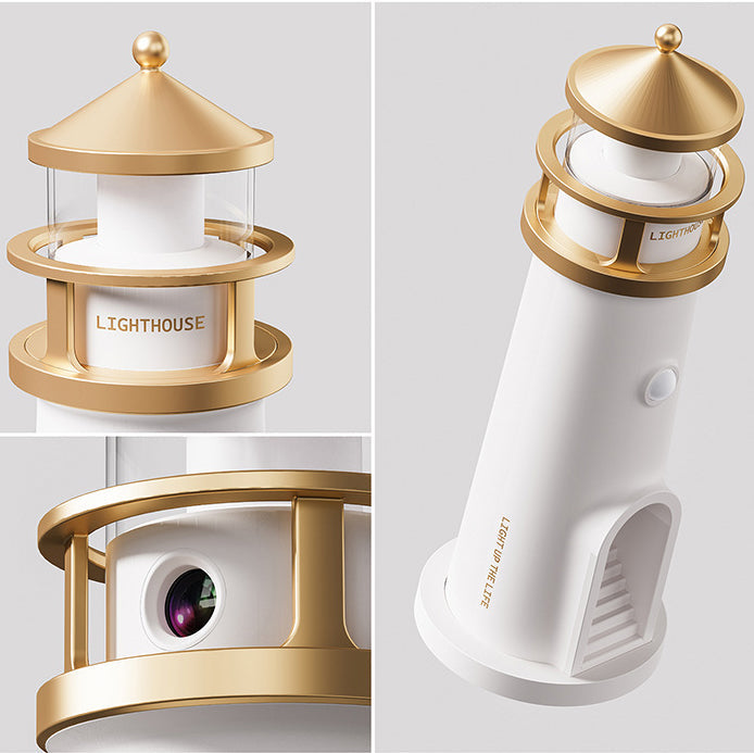 Lighthouse Högtalare Bluetooth Lampa Månskugga Stämningsljus Bästa Gåvan