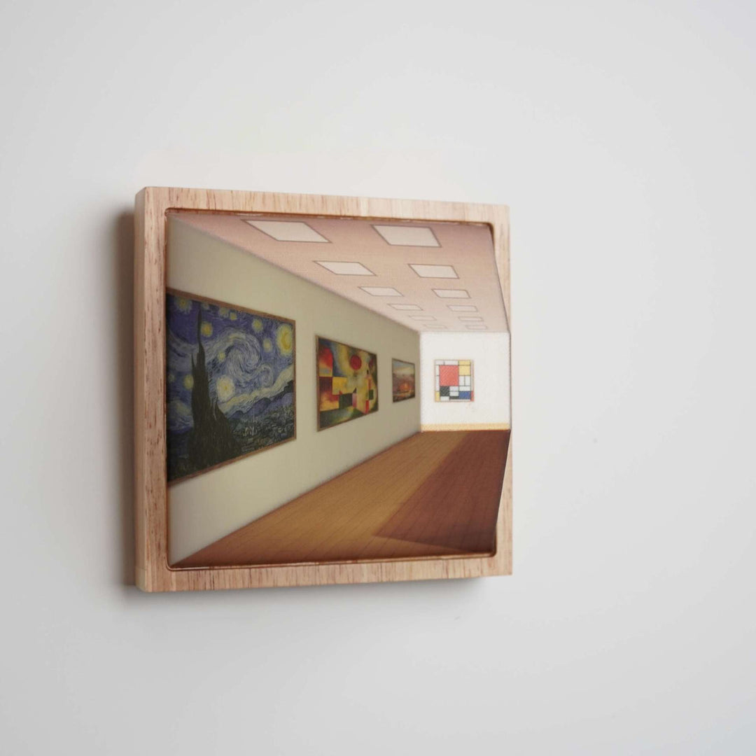 3D Glasögonfria Galleri Optisk Illusion Vägglampa &amp; Nattlampa