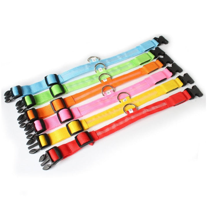 Hundhalsband med LED-belysning - GlowCollar