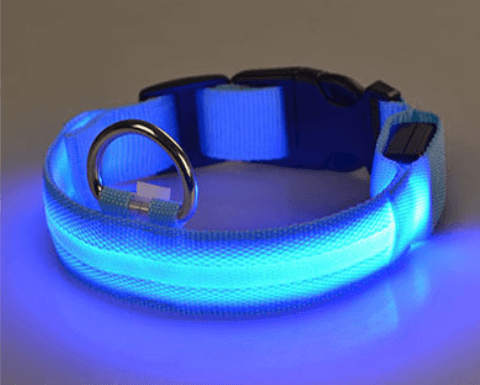 Hundhalsband med LED-ljus |