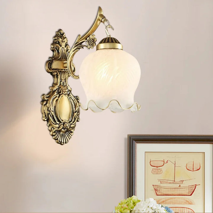 Vintage Vägglampa i Europeisk Stil