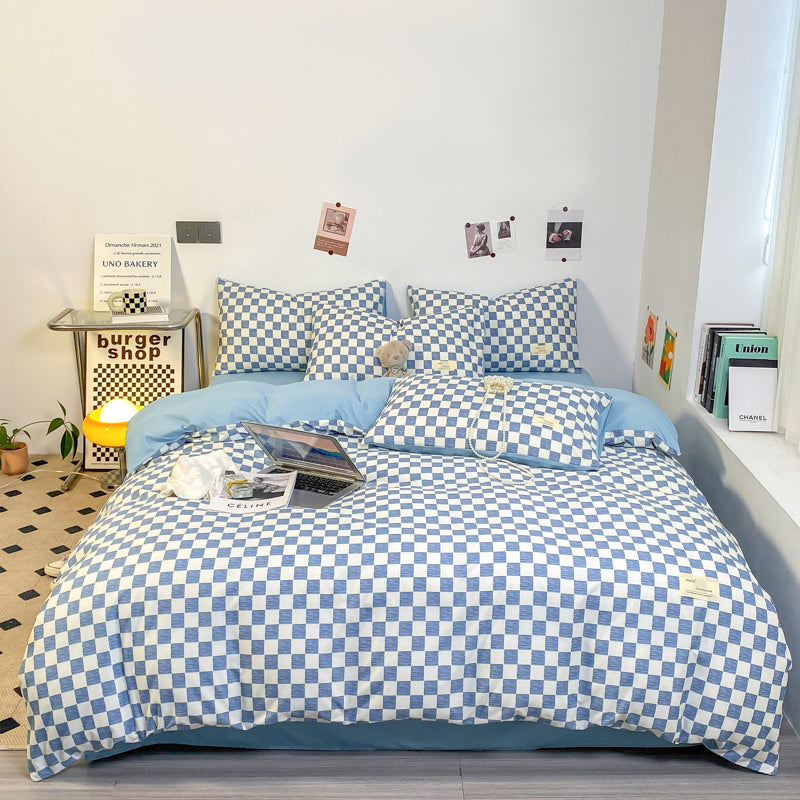 PatternNest | Rutmönstrad Sängkläder Set
