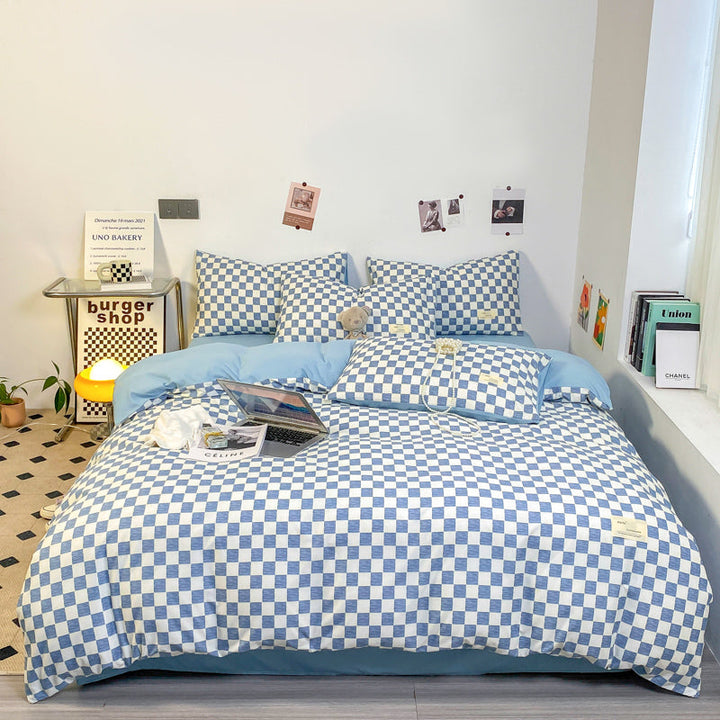 PatternNest | Rutmönstrad Sängkläder Set