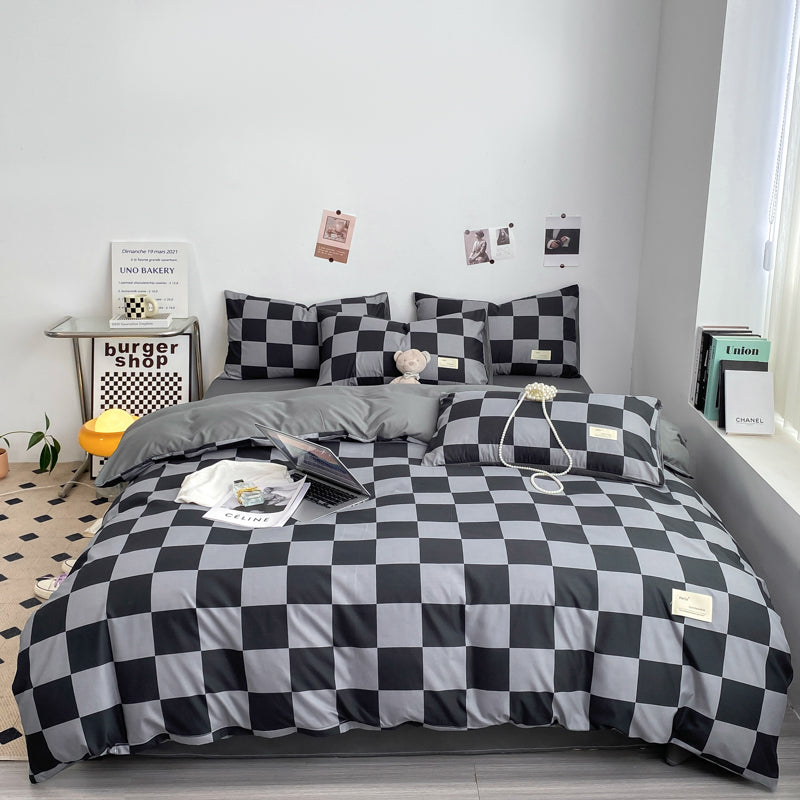 PatternNest | Rutmönstrad Sängkläder Set