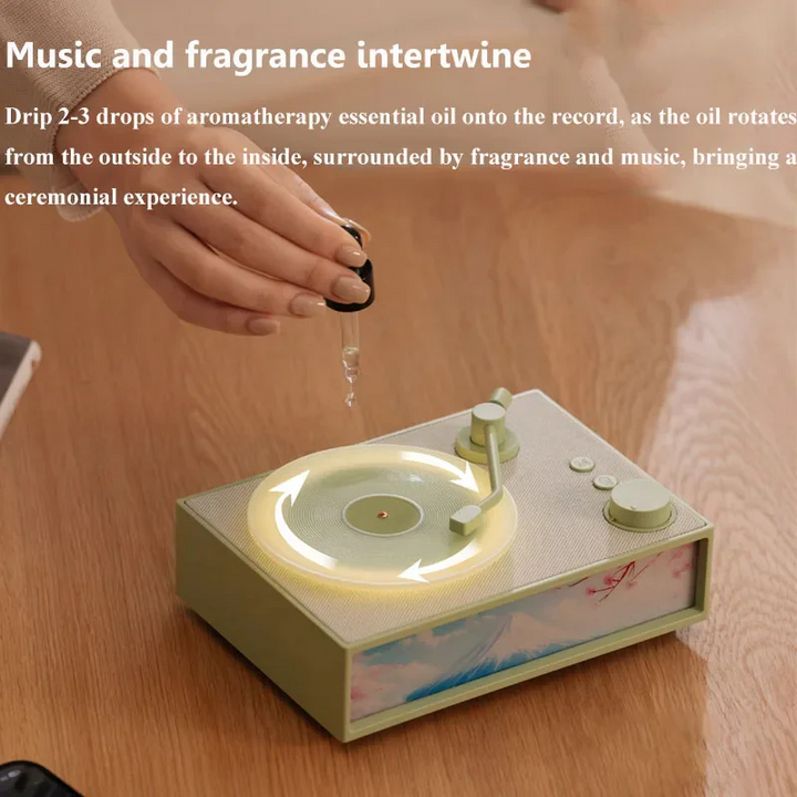 Aromaterapi Bluetooth-högtalare med Nattlampa