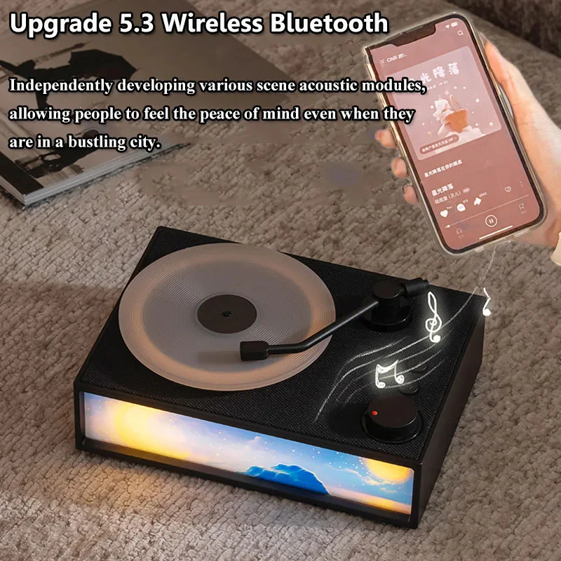 Aromaterapi Bluetooth-högtalare med Nattlampa