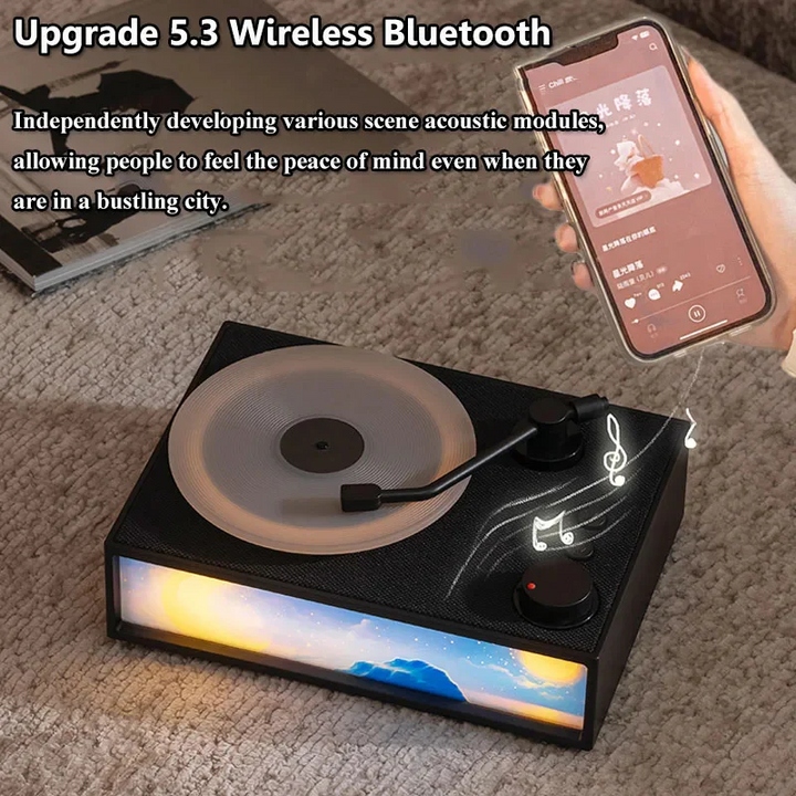 Aromaterapi Bluetooth-högtalare med Nattlampa