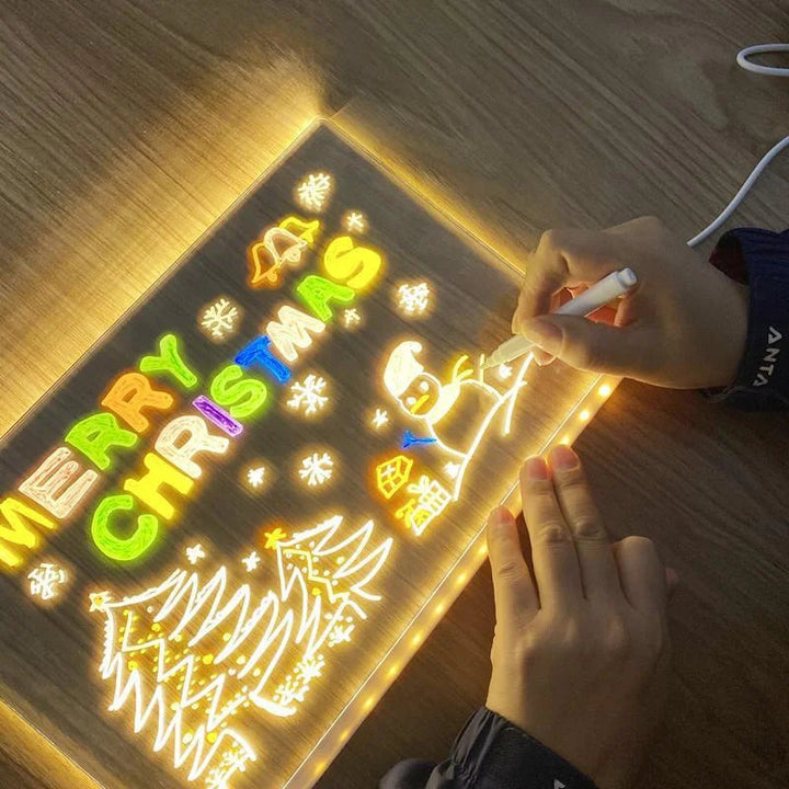 Barns LED Meddelandeboard med färger