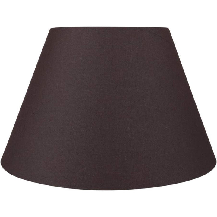 Medium lampskärm, fatformad tyg lampskärm för bordslampa och golvlampa, 7x13x7.8 tum, naturlig ventilerad linne, handgjord, spindel (vit)