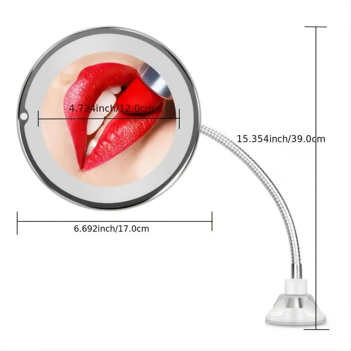 Flexibel Gåsnacksmakeupspegel