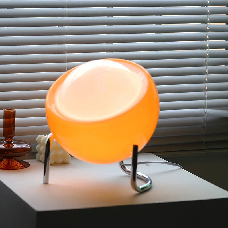 RETRO GLASBORDSLAMPA - AMBIENT NORDISK NATTLJUS