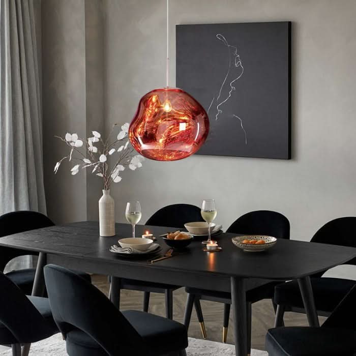 Dynamisk Akryl LED Taklampa med Spegelfinish