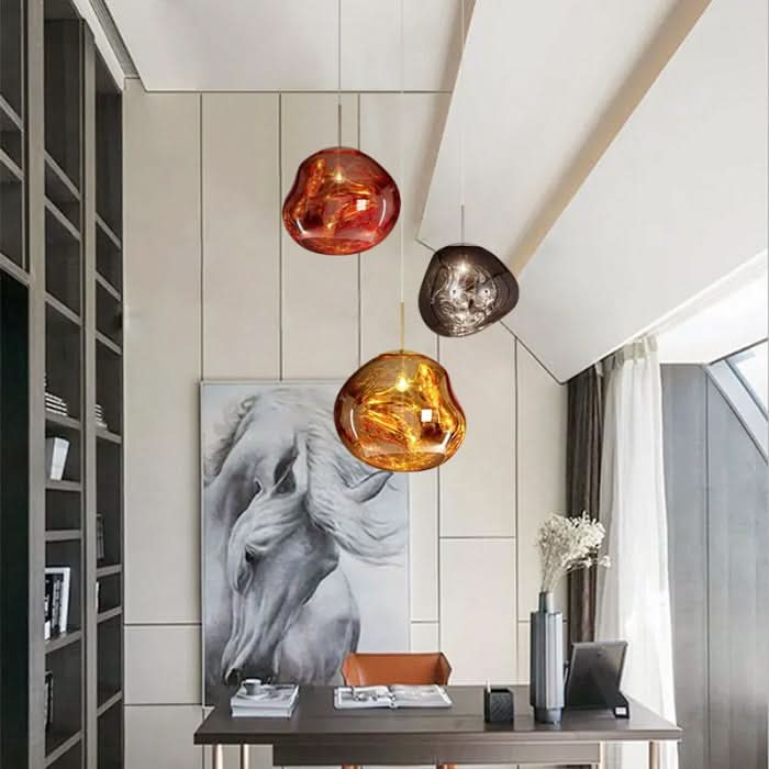 Dynamisk Akryl LED Taklampa med Spegelfinish